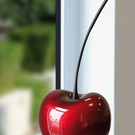 Dekoapfel am Fenster